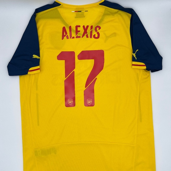 Alexis Sanchez #17 Arsenal 2014/2015 Away ORIGINAL Nike Soccer Jersey (L) - Picture 1 of 9